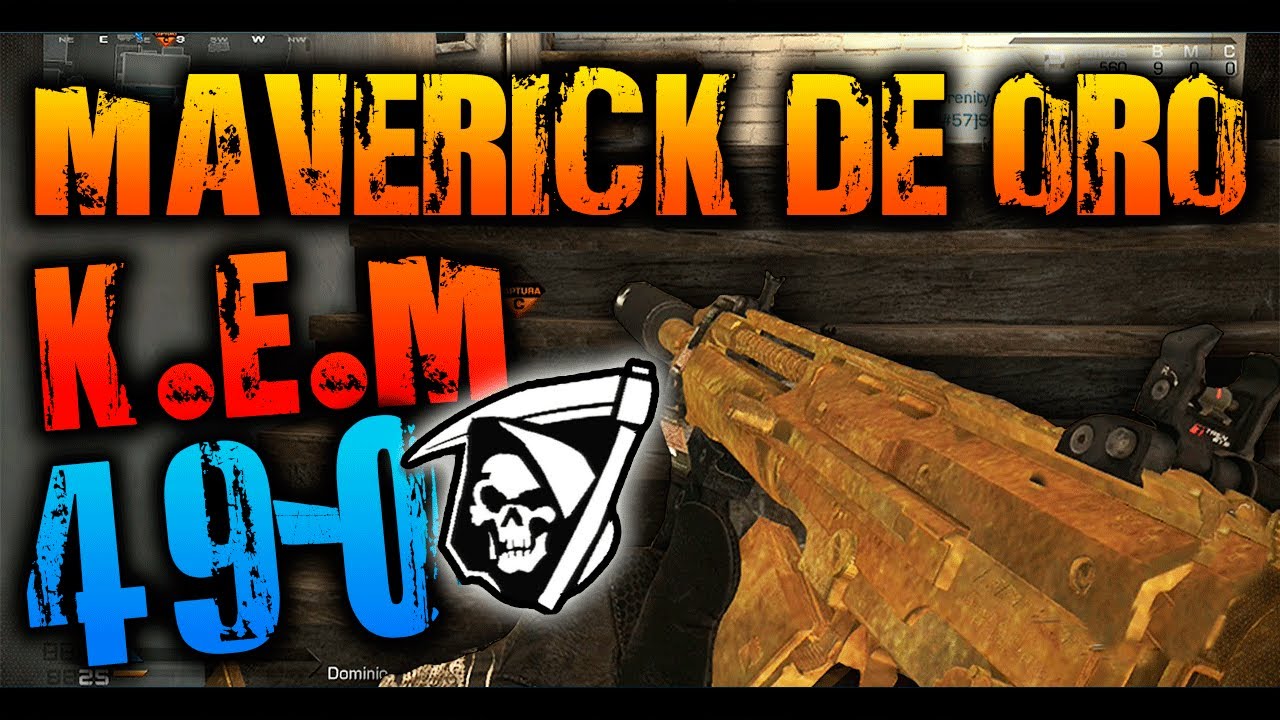 Nuclear K.E.M con Maverick de Oro + Racha 49 | Call Of Duty Ghosts - TheGrefg