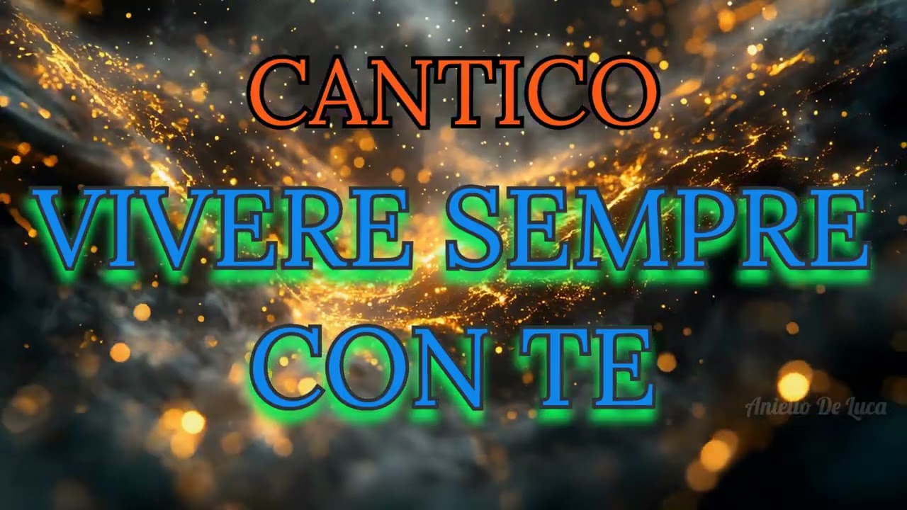 CANTICI CRISTIANI, VIVERE SEMPRE CON TE #musica #music #fe #gospelmusic