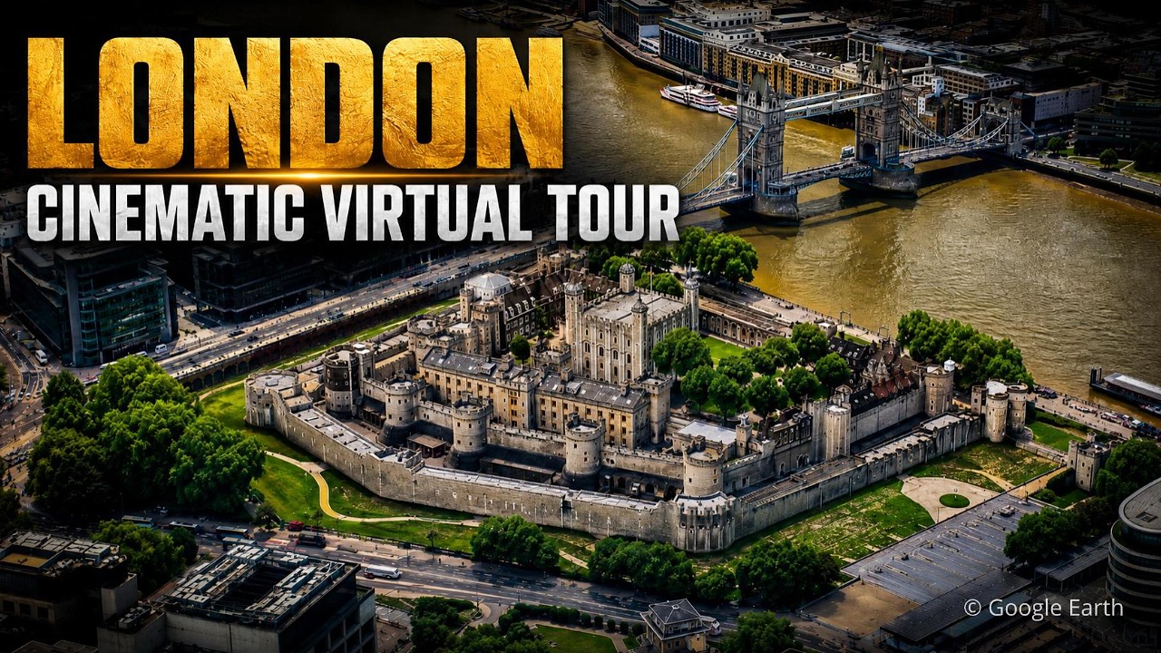 London From Above | Cinematic 4K Virtual Tour (No Narration)