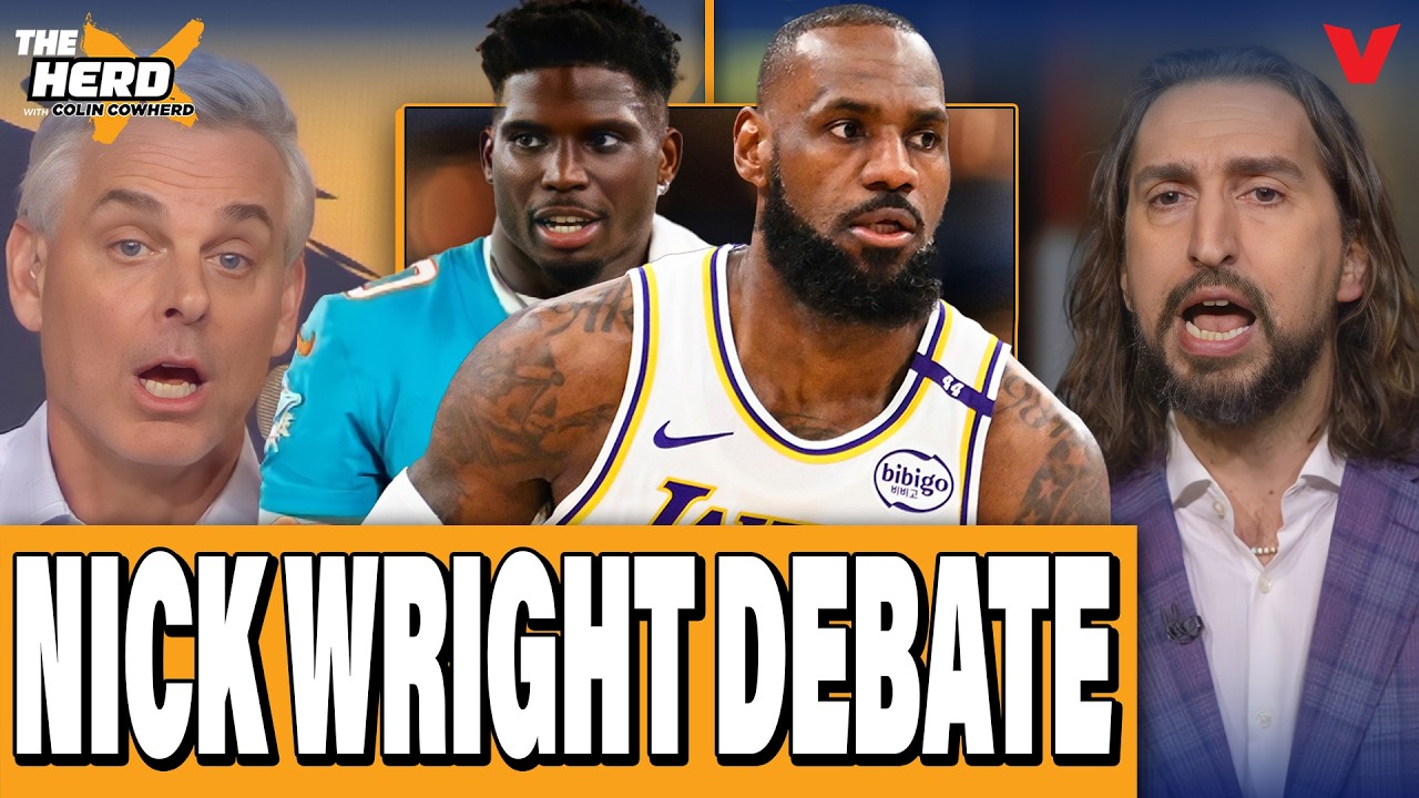 Colin Cowherd & Nick Wright DEBATE: NBA tanking, LeBron James, Lakers, Dolphins, Chiefs | HERD