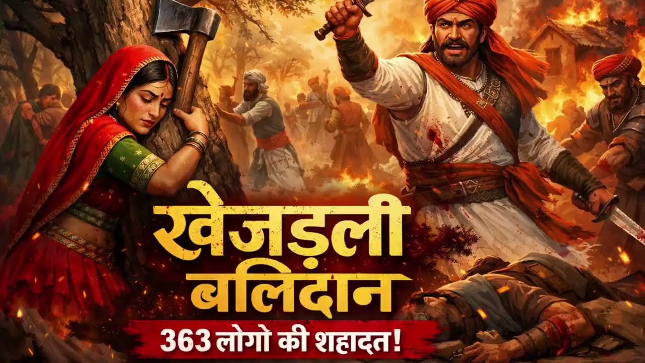पेड़ों से लिपटकर दिया गया सबसे बड़ा बलिदान 😱 