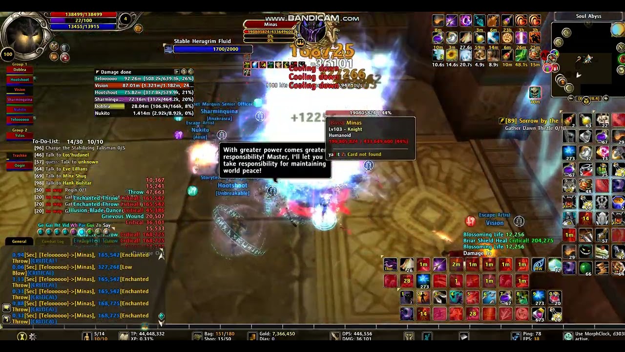 Runes of Magic Tomb of Souls Tos HM Rogue/Mage Minas