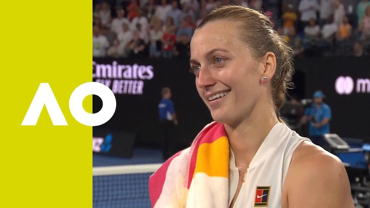 Petra Kvitova on-court interview (QF) | Australian Open 2019