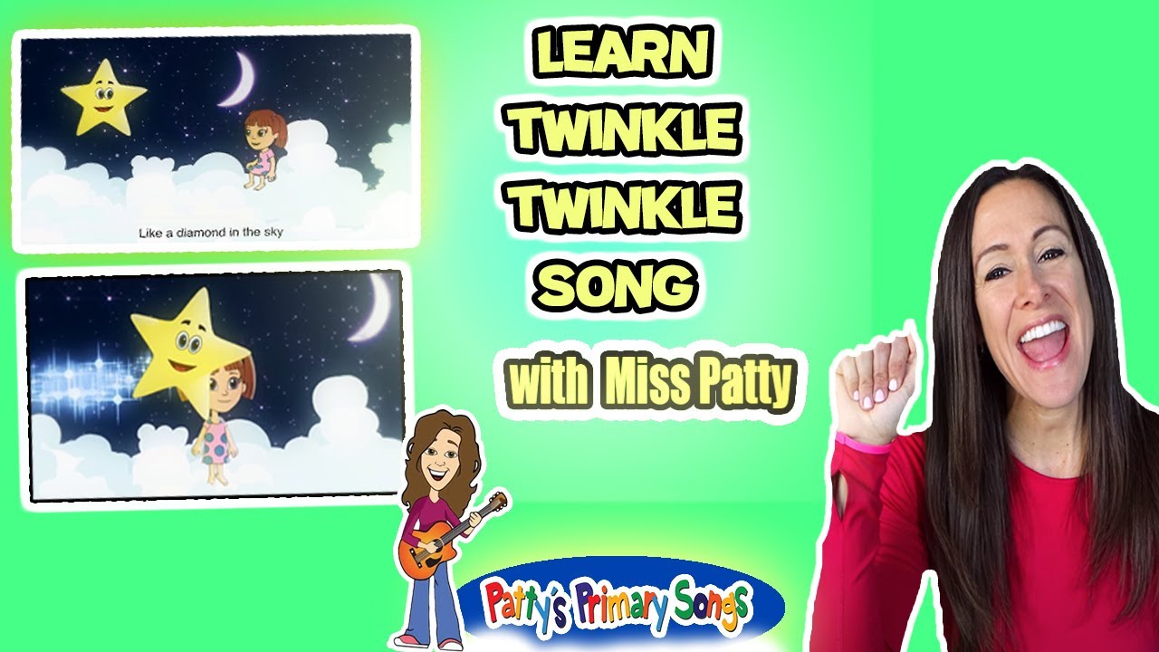 Learn Twinkle Twinkle Little Star Nursery Rhyme for Kids, Children and Baby | Lyrics | Patty Shukla