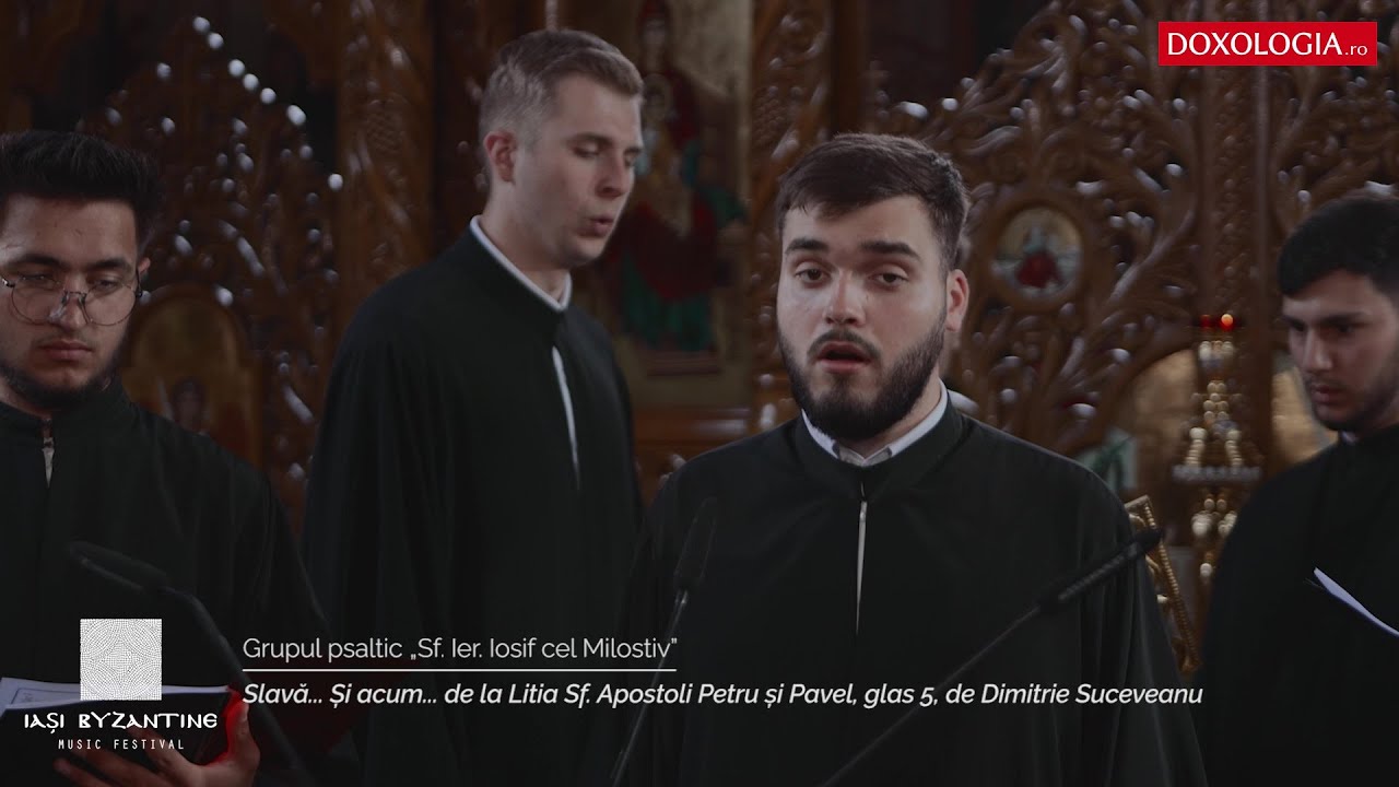 Slavă... Și acum... de la Litia Sf. Apostoli Petru și Pavel, glas 5, de Dimitrie Suceveanu