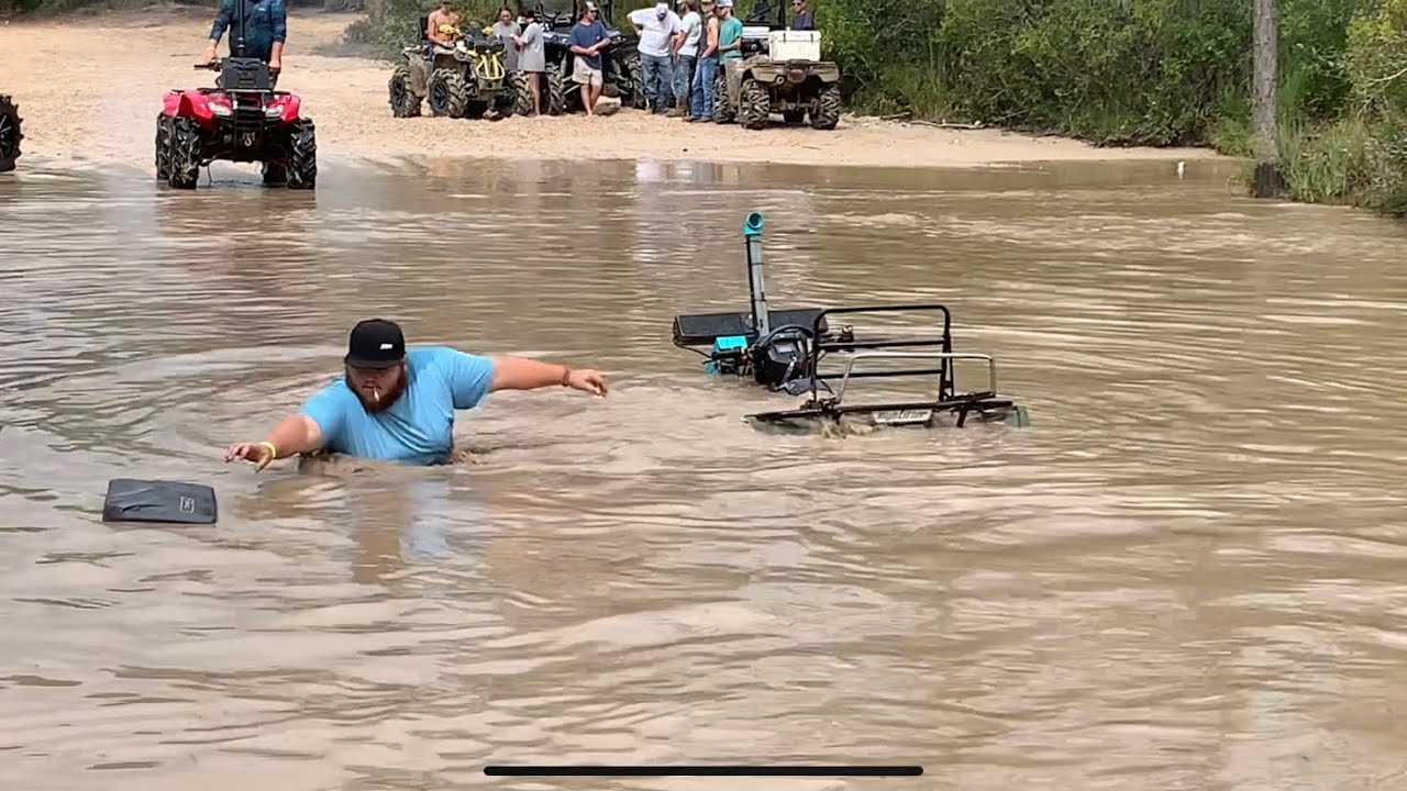 Are Hondas really BOATS?! Red Creek Riding. Twin Ponds got LIT!