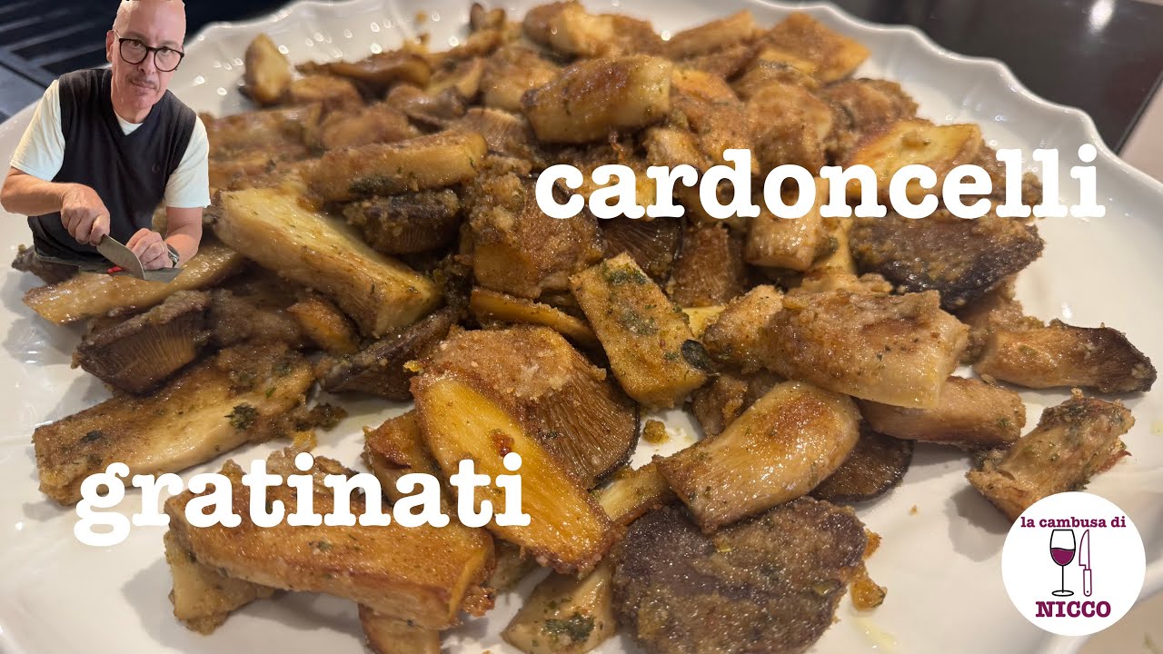 Funghi Cardoncelli Gratinati