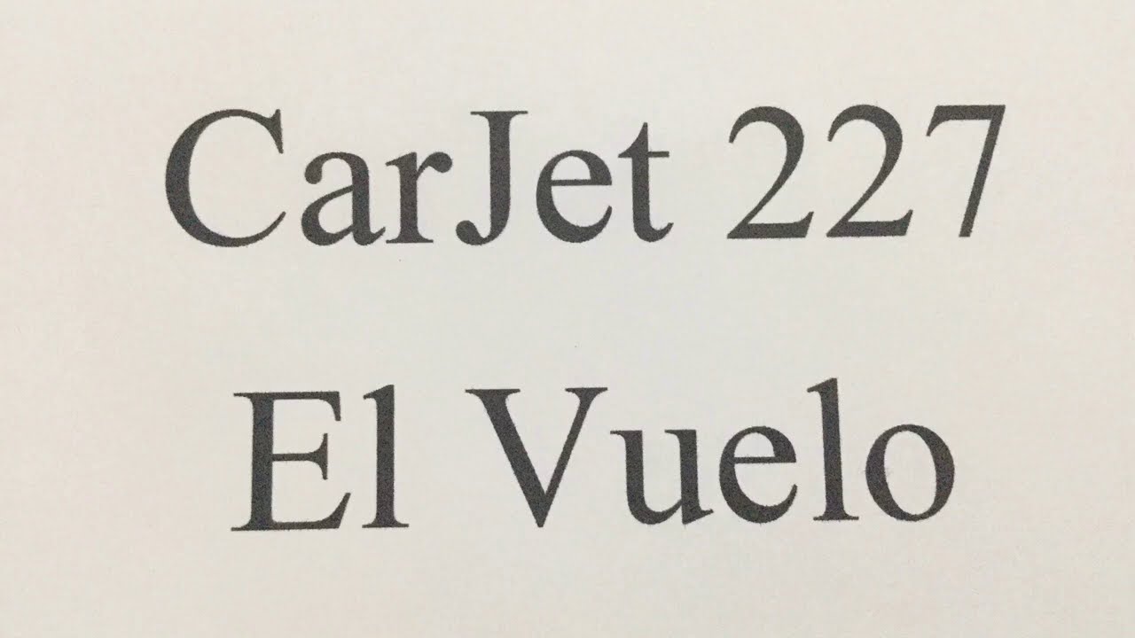 CarJet 227 El Vuelo - TueyCarsUnboxings #carstubersawards2020