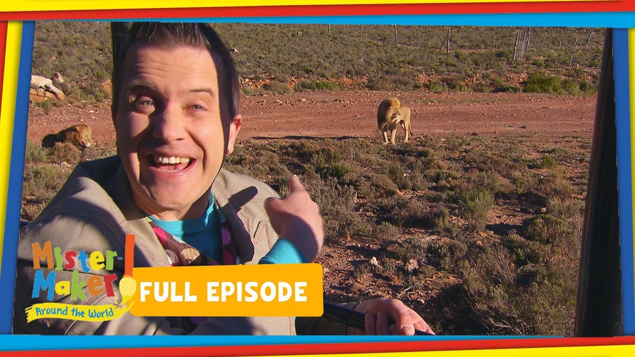 Mister Maker: Around the World - South African Lion! 🇿🇦🦁  🌎 Series 1, Episode 6 - Full Episode 👨‍🎨