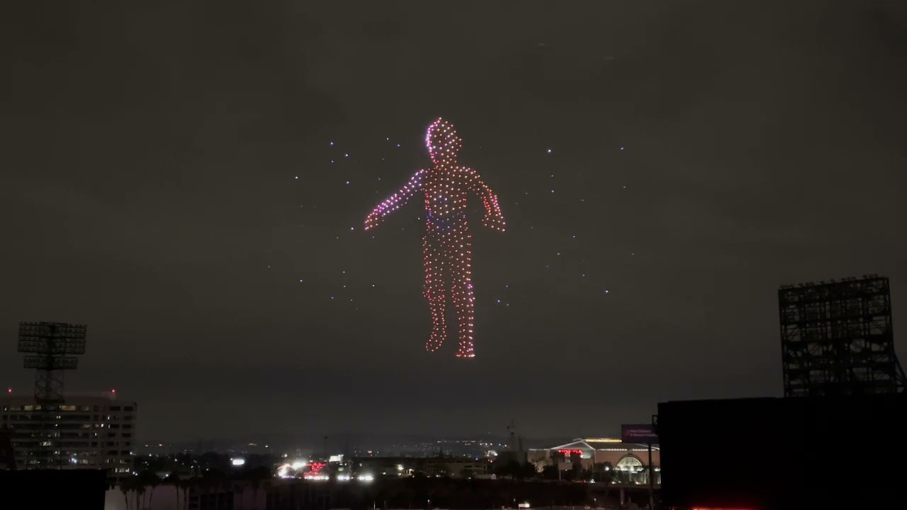 2025 Anaheim Angels Star Wars Night Drone Show