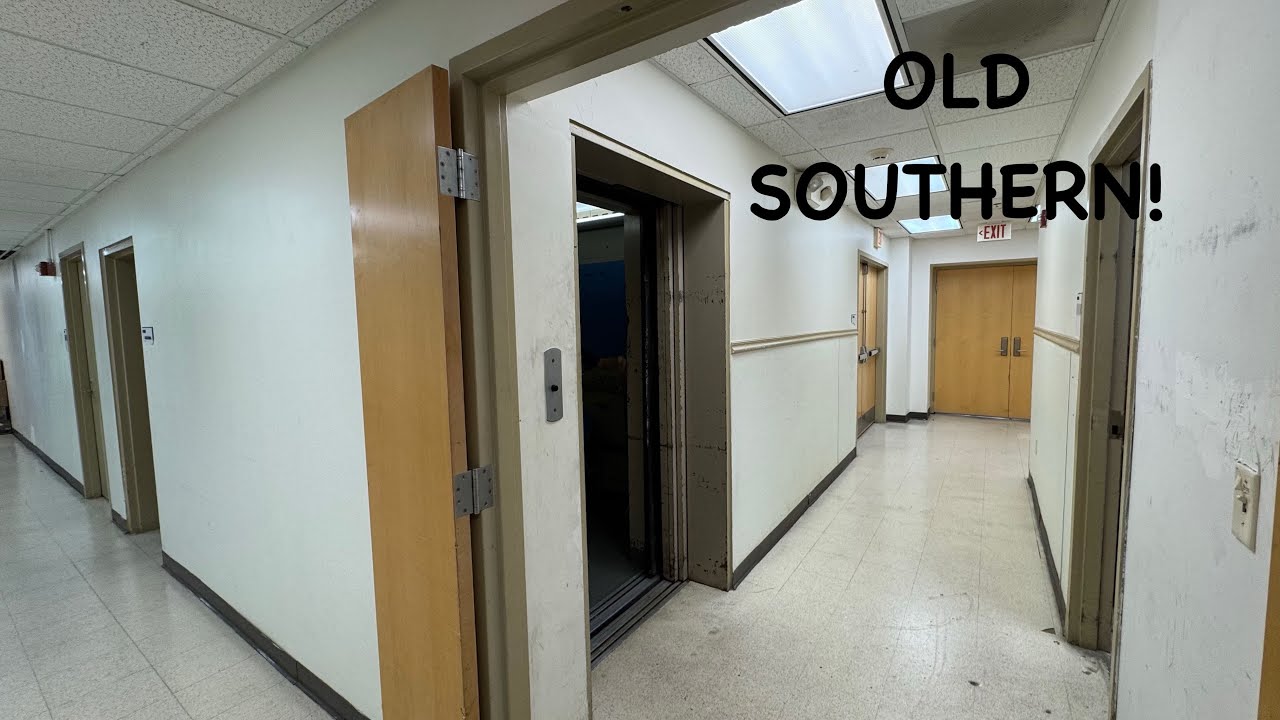 Vintage Southern Traction Elevator at the Student Union UNC Chapel Hill NC