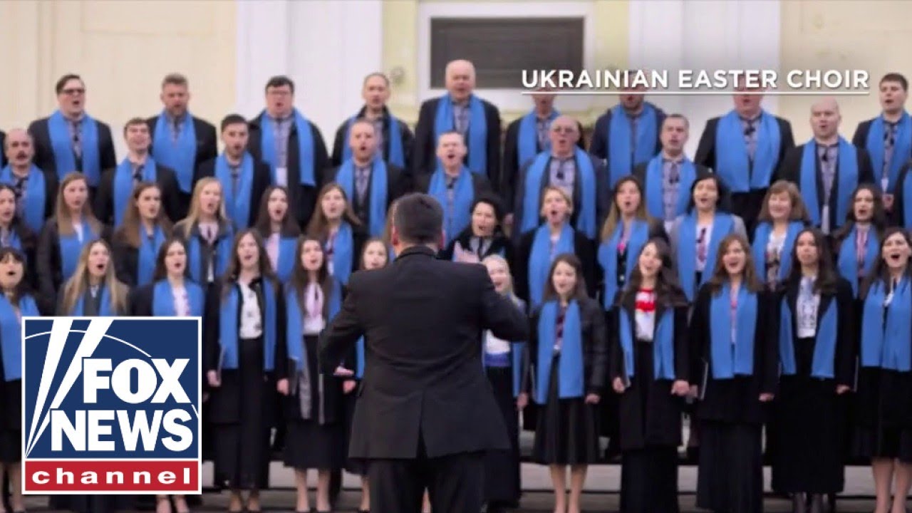 Ukrainian choir comprised of refugees celebrates Easter from Lviv