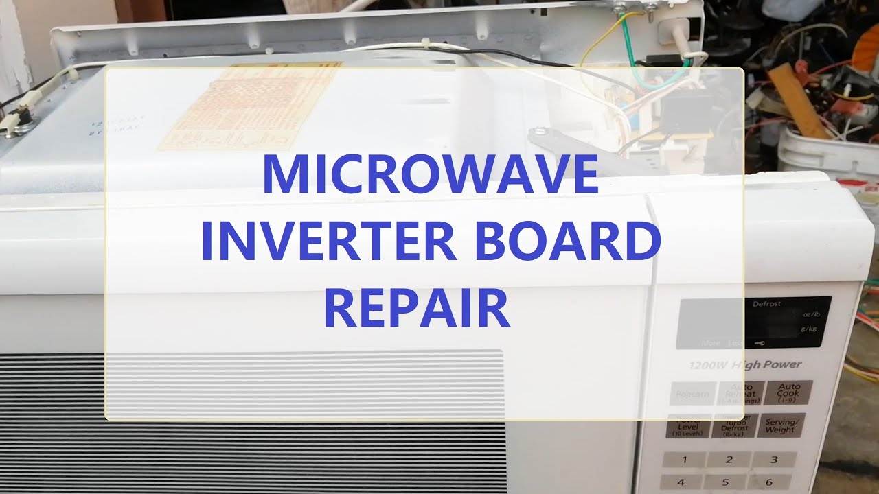 Panasonic Microwave Inverter Board Repair - Blow fuse (Replacing IGBT)