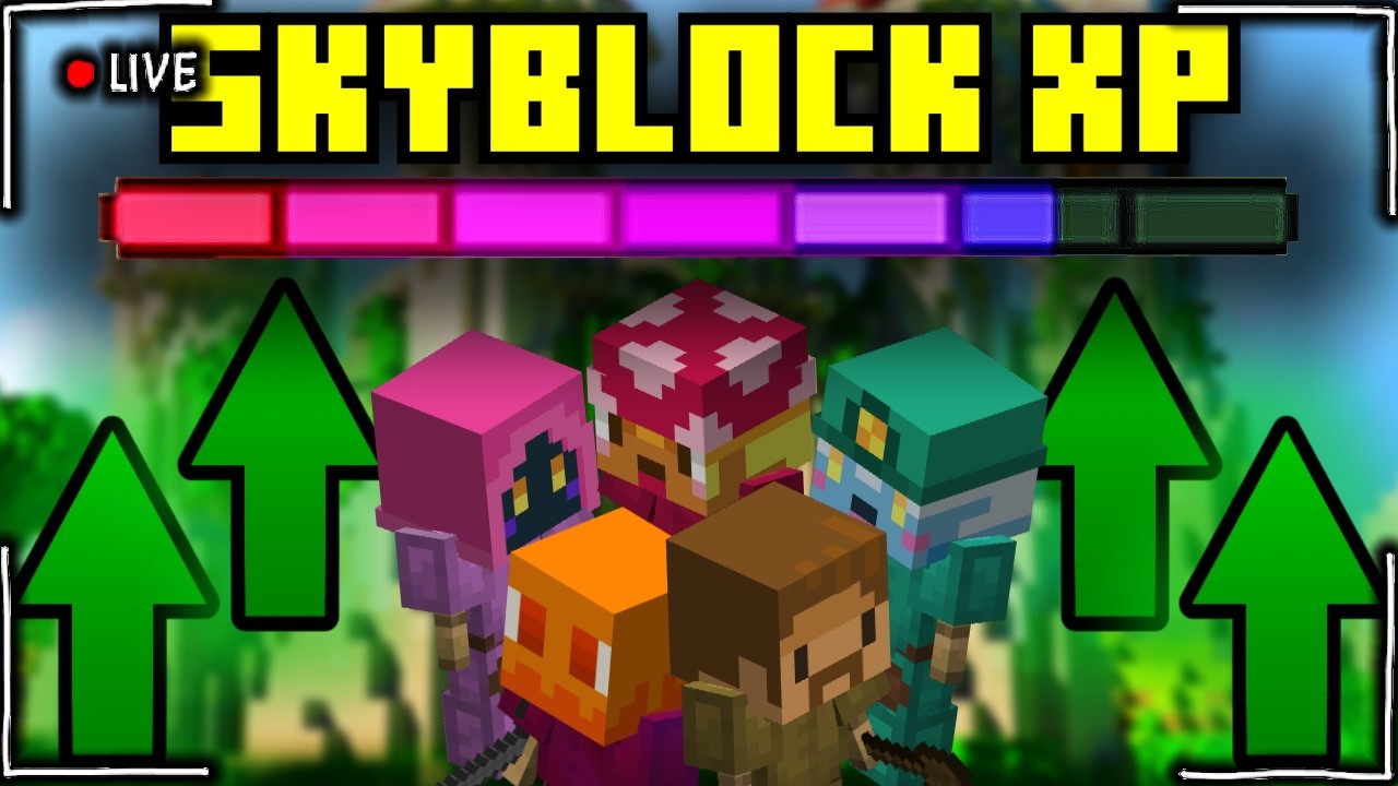 [🔴LIVE] 🧑‍🌾 CRAFTING MINIONS FOR SKYBLOCK XP PT. 2 🧑‍🌾 ~30 LEVELS MISSING 🧑‍🌾 Hypixel SkyBlock