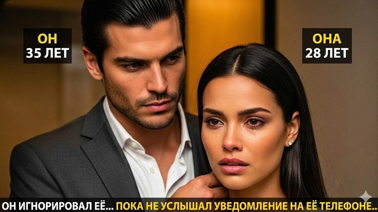 Он игнорировал жену — пока уведомление на её телефоне не взорвало его ревностью.