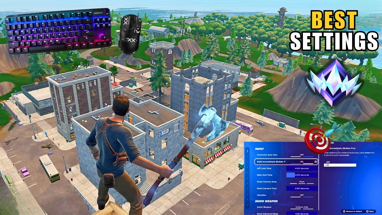 BEST 800 Dpi Keyboard & Mouse SETTINGS + Sensitivity in Fortnite