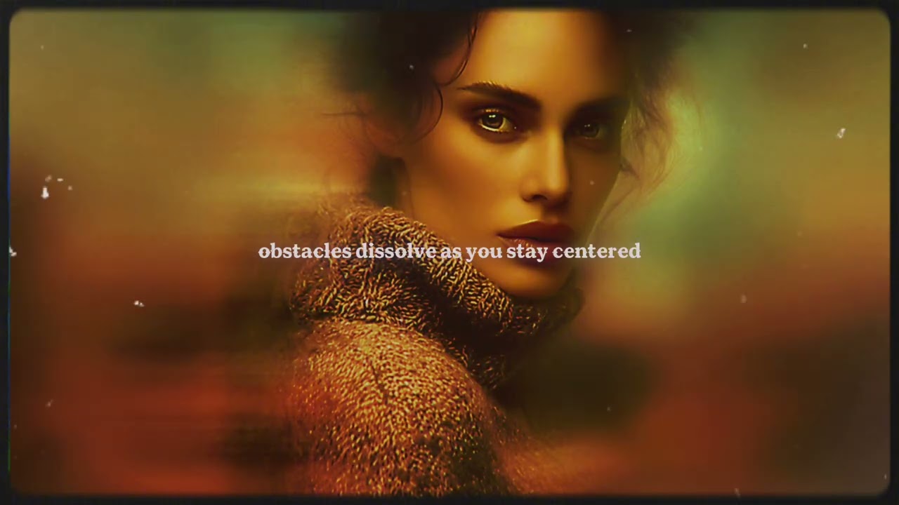 obstacles dissolve as you stay centered within yourself - subliminal