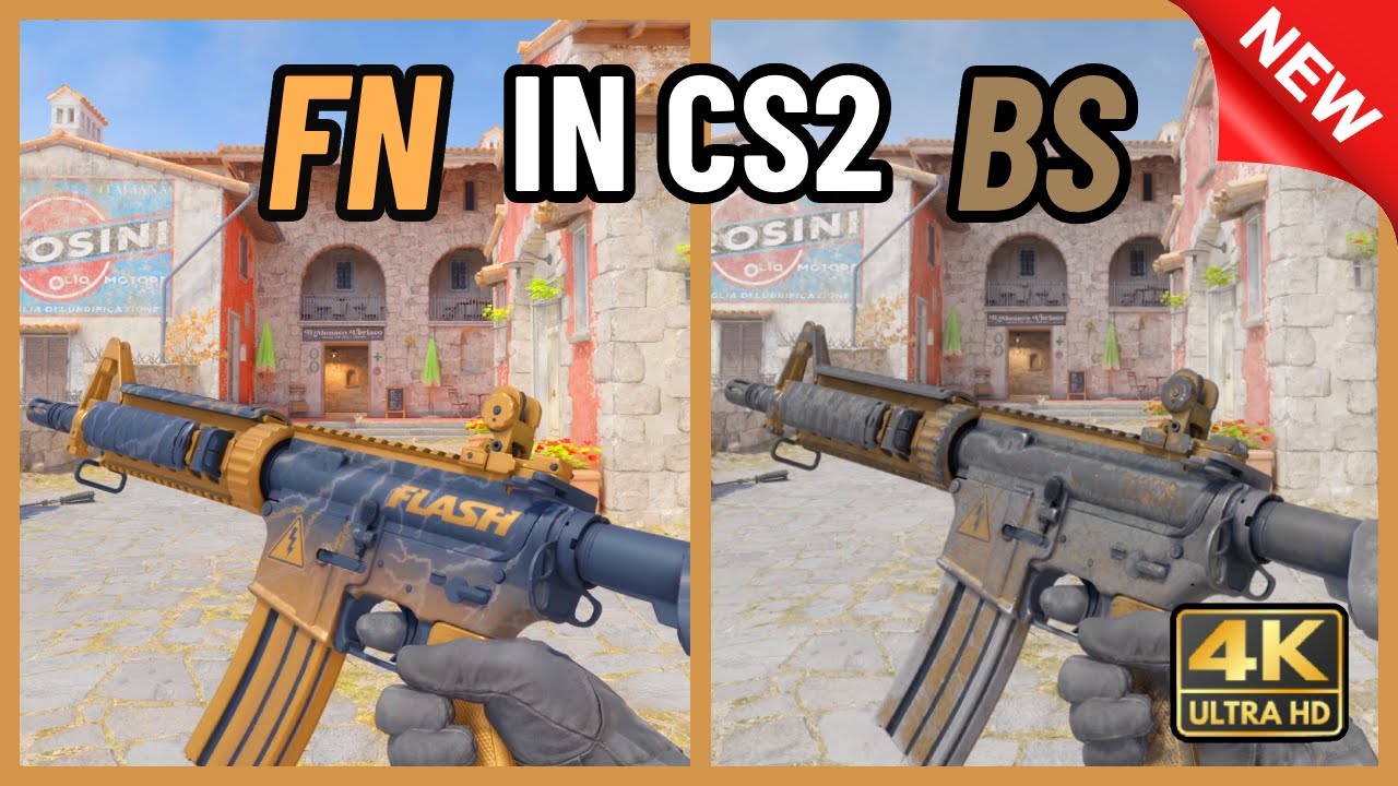 M4A4 Sheet Lightning | CS2 All Floats In-Game Showcase [4K]