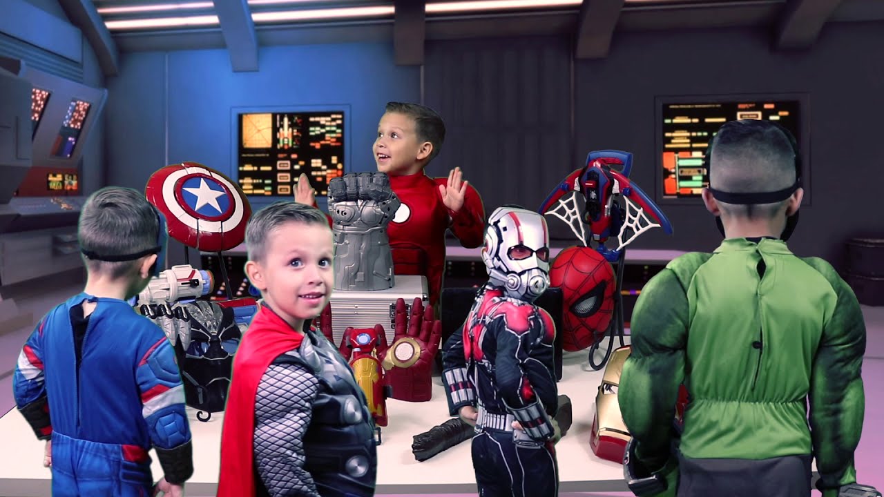 Pretend Play Avengers Endgame part 2 pretend play | short movie | Deion’s Playtime Skits