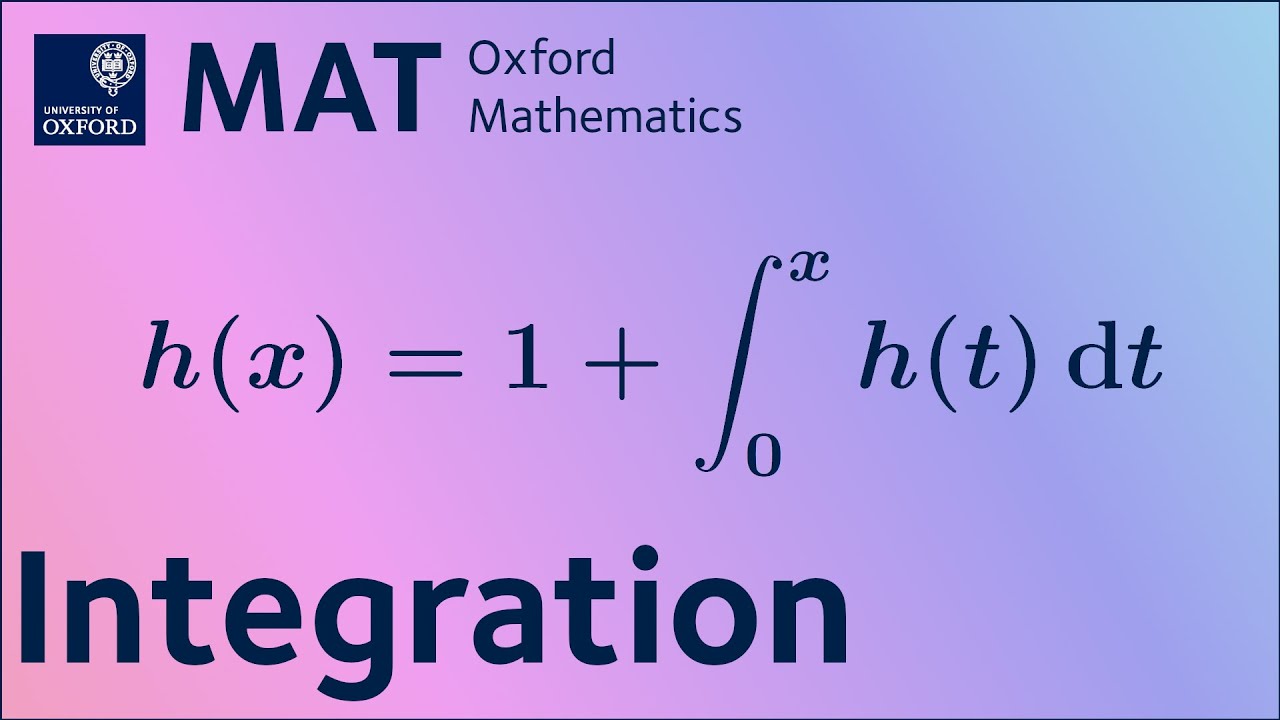 Integration & Differentiation | MAT livestream 2025