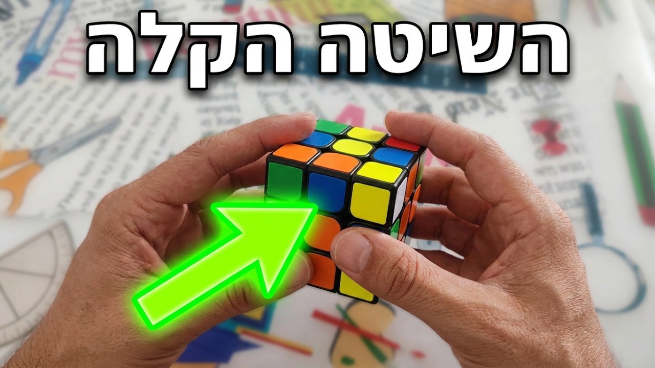 המדריך המלא והחדש לפתירת קוביה הונגרית בצורה קלה ופשוטה
