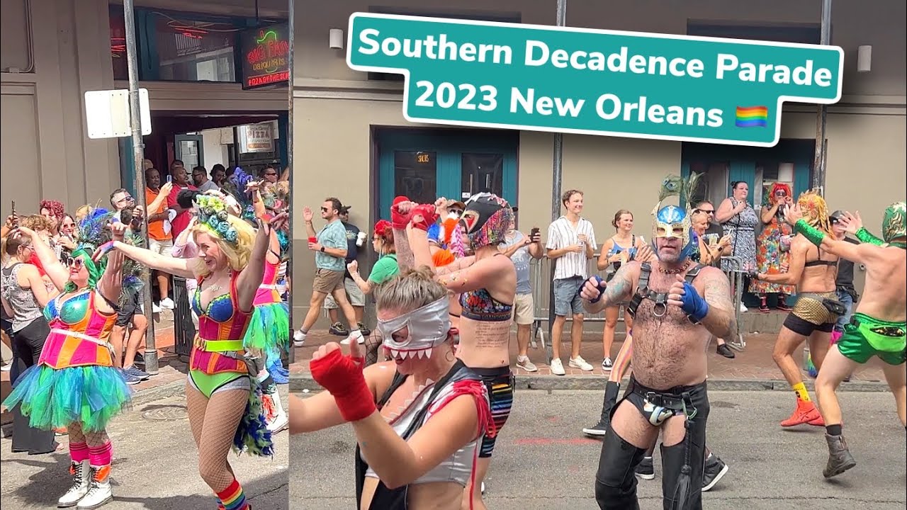 Part of Southern Decadence Parade 2023 New Orleans