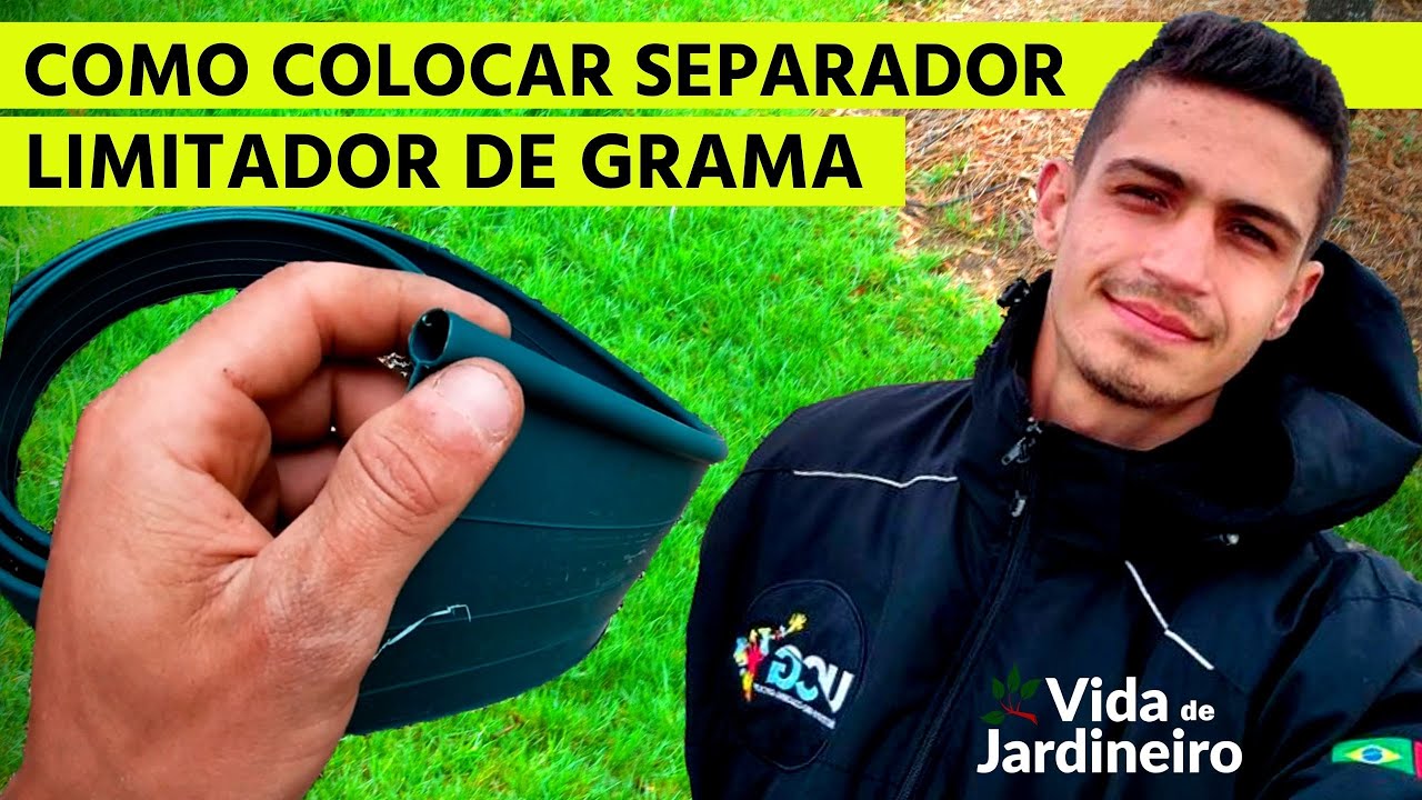 Como colocar separador de grama (JEITO CERTO - PASSO-A-PASSO) | Vida de Jardineiro (Limitador) 2020