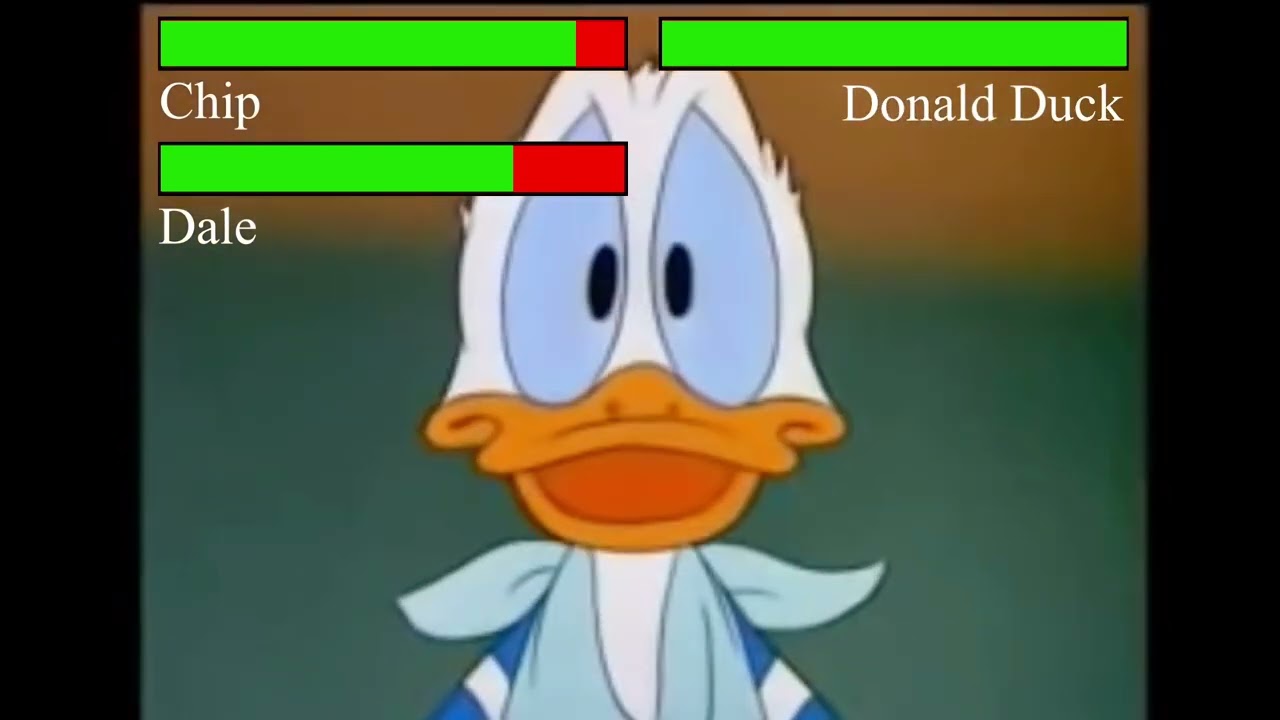 Donald Duck: Three For Breakfast with healthbars