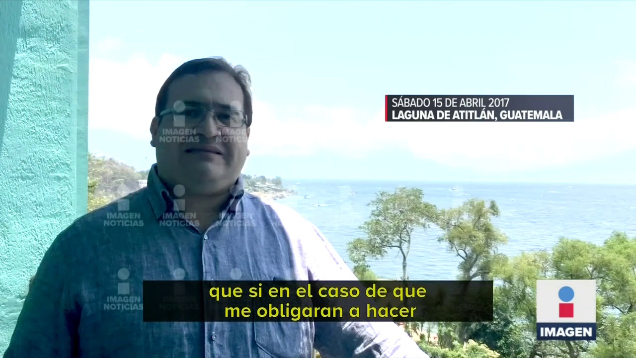 Javier Duarte graba video momentos antes de su detención | Noticias con Ciro Gómez Leyva