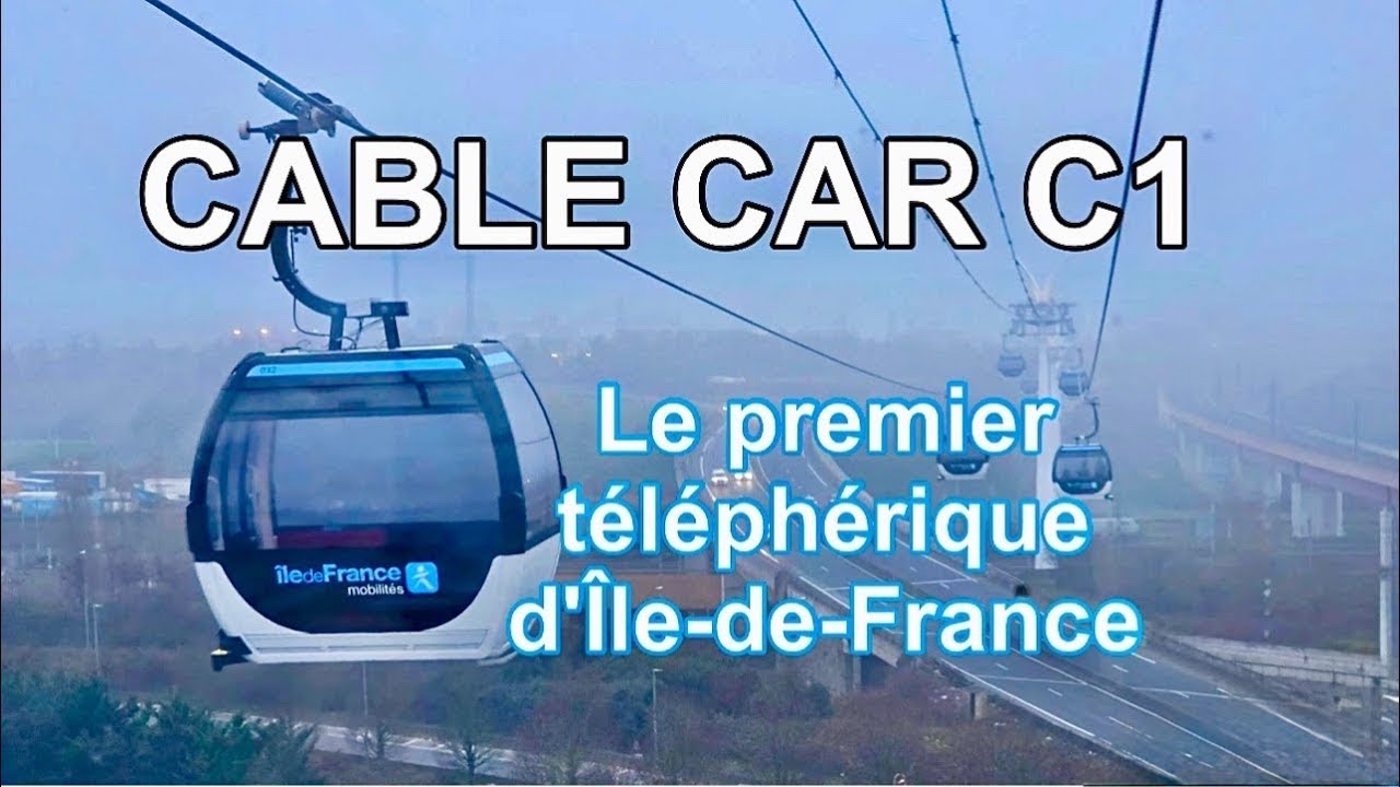 Créteil France Live🎥 - Первая канатная дорога в Иль-де-Франс - КАБЕЛЬНАЯ ДОРОЖКА C1