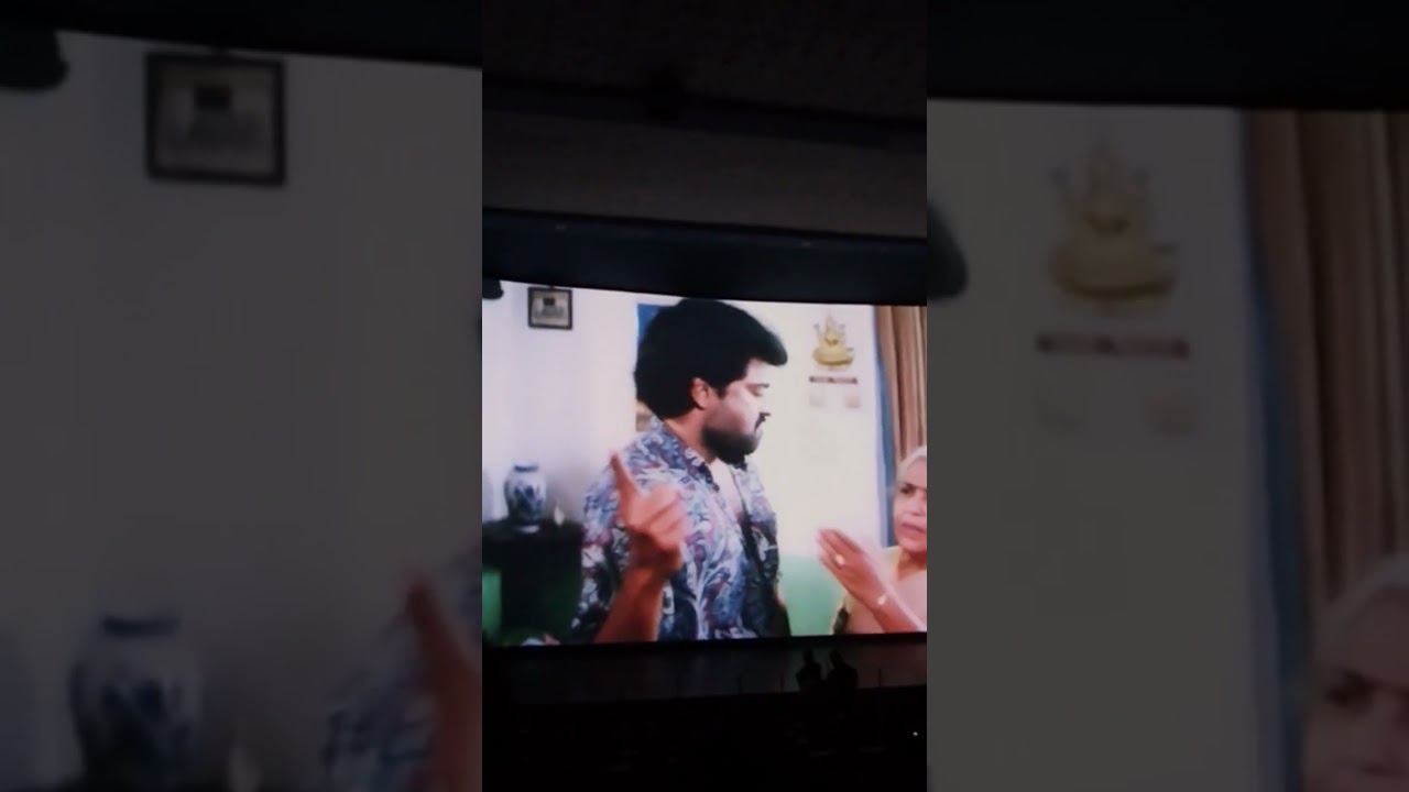 || Theatre response || Gang Leader Re-release || Comdey scene || Full Fun in Theatre