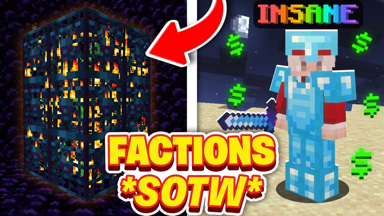 BEST *SOTW* ON *NEW* MINECRAFT FACTION SERVER | Minecraft Factions