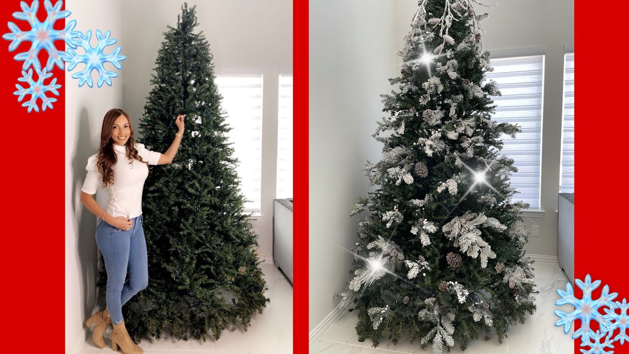 DIY2020/Como crear un árbol de nieve, sin tener que pintarlo/How to creative a Snow Christmas tree.