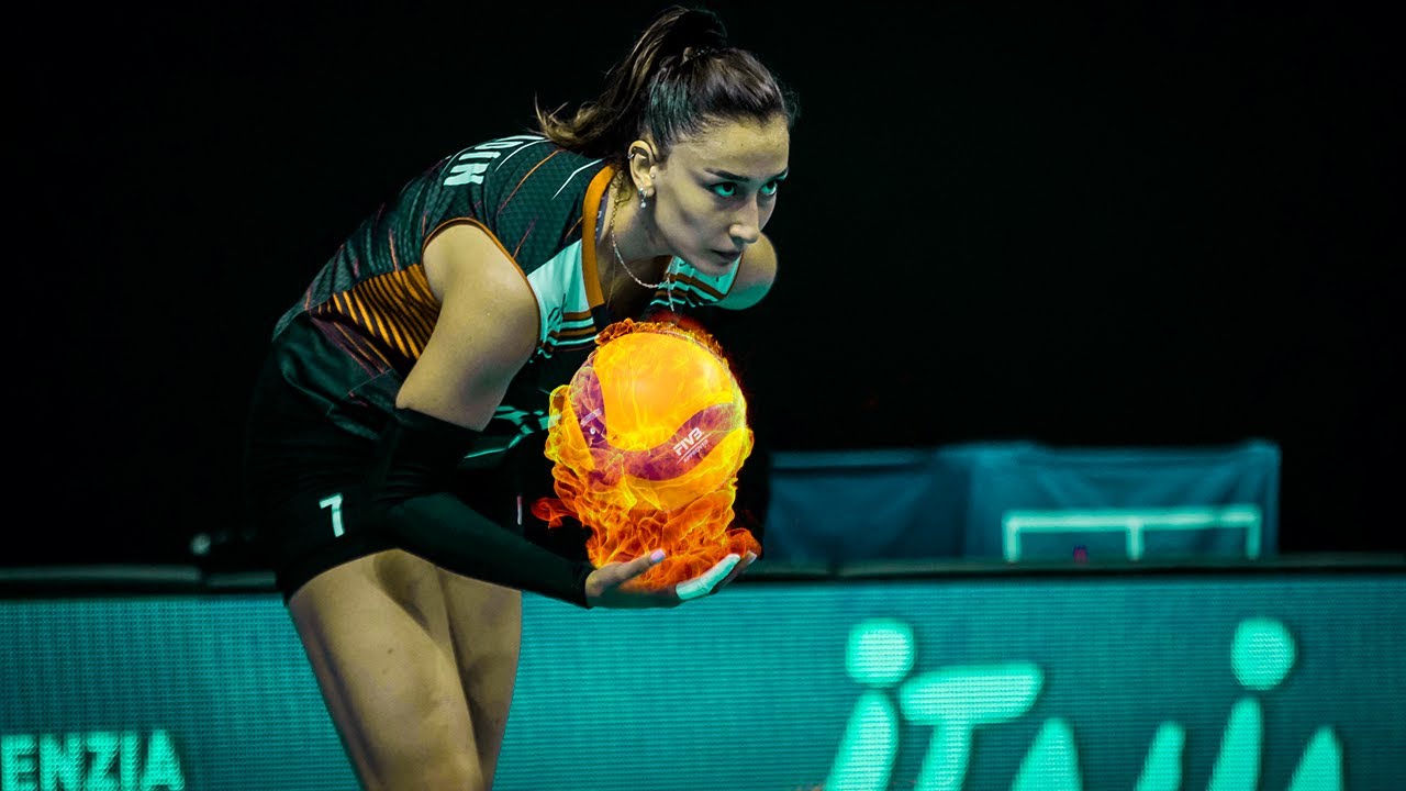 Hande Baladın on Fire | Monster Spikes | VNL 2021 (HD)