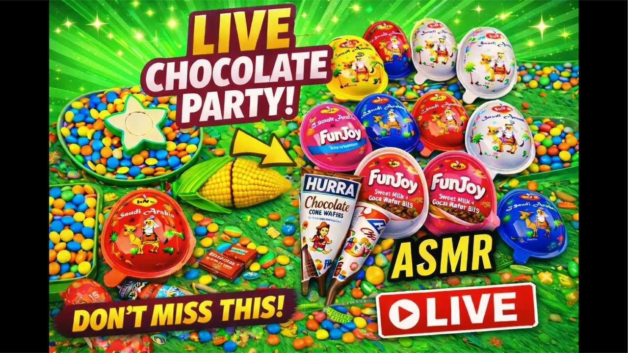 satisfied video with candy asmr 🍭🍭🤡unboxing🤡 #asmr #livestrem