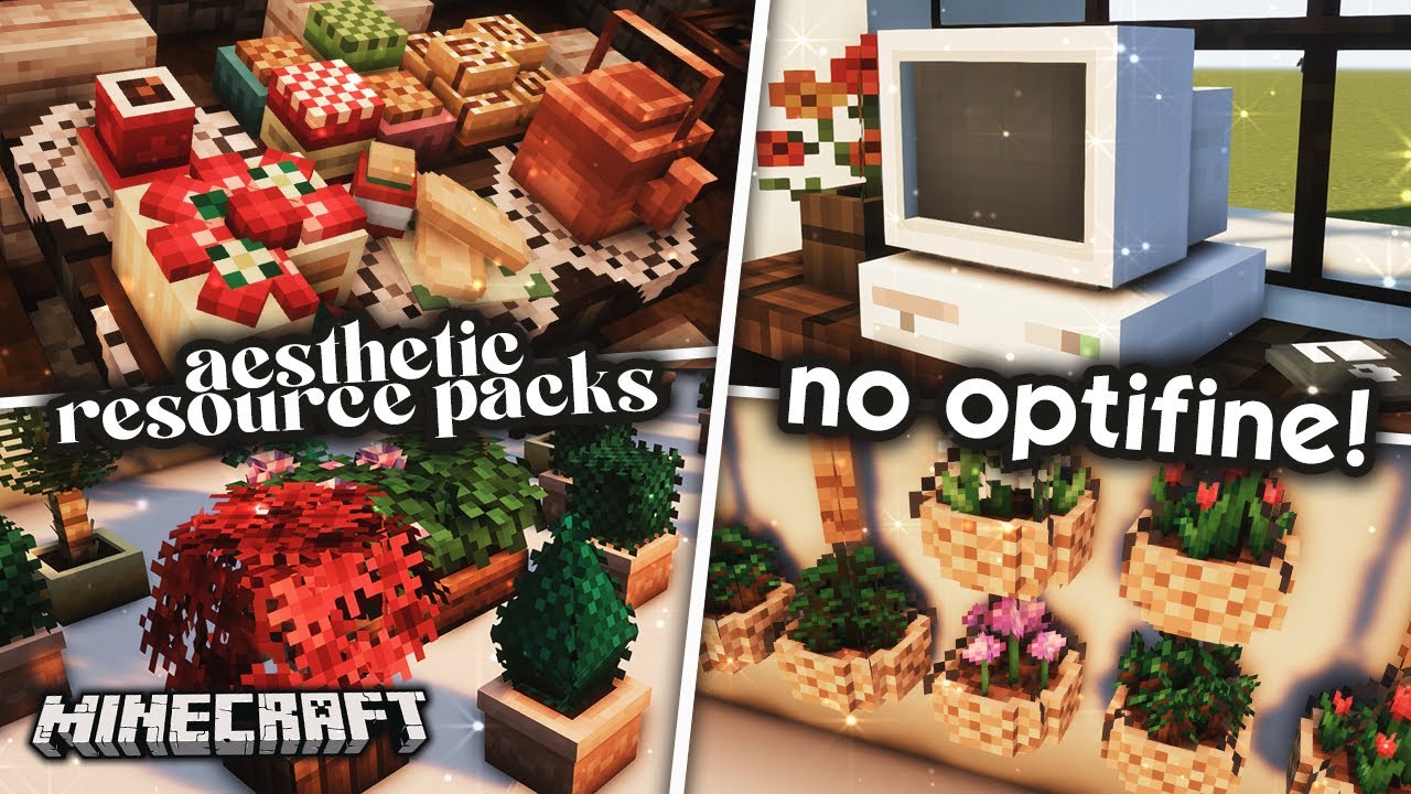 BEST Aesthetic Resource Packs in Minecraft (NO OPTIFINE!)