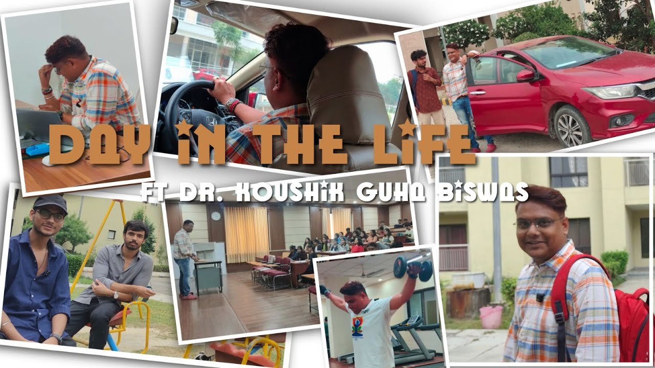 A Day in the Life of the Head Warden, RGIPT | Dr. Koushik Guha Biswas