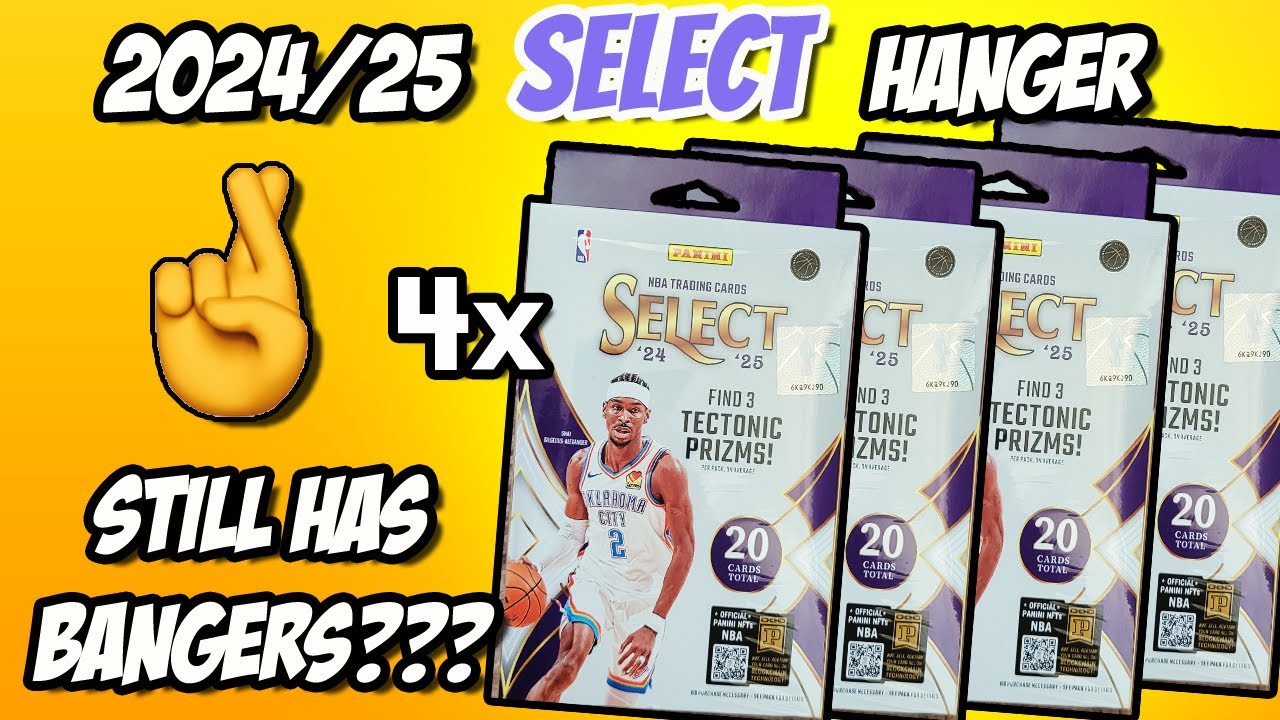 Hangers are Bangers? STILL?!? 2024-25 Panini Select Basketball Hanger box Review