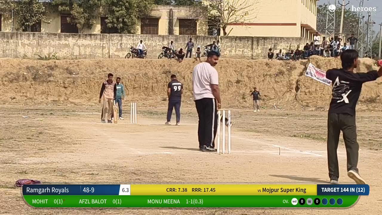 Mojpur Super King vs Ramgarh Royals live cricket match | Nangla Banjeerka Super League 2nd Season