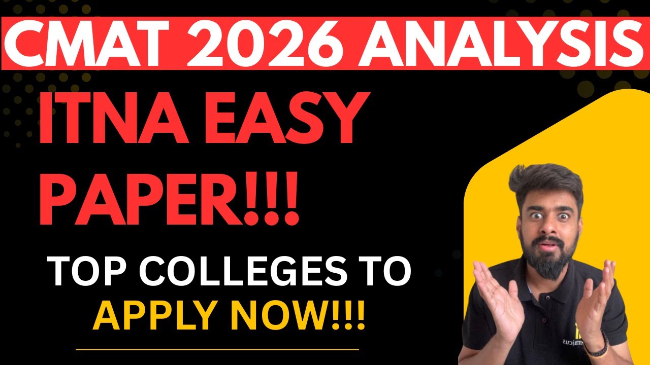 CMAT 2026 Analysis | Score vs %le in CMAT 2026 | Top Colleges through CMAT Exam