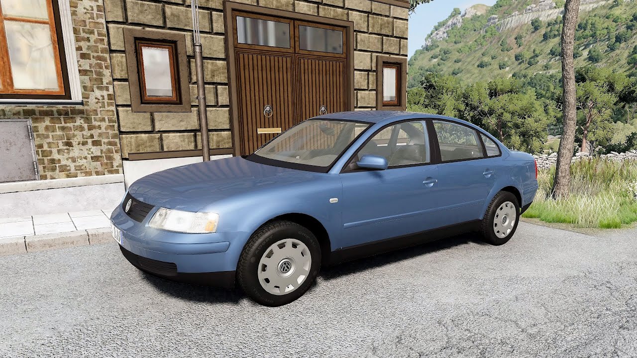 BeamNG.drive - Volkswagen Passat 1.6 (B5) 1997 - Car Show Test Drive Crash .