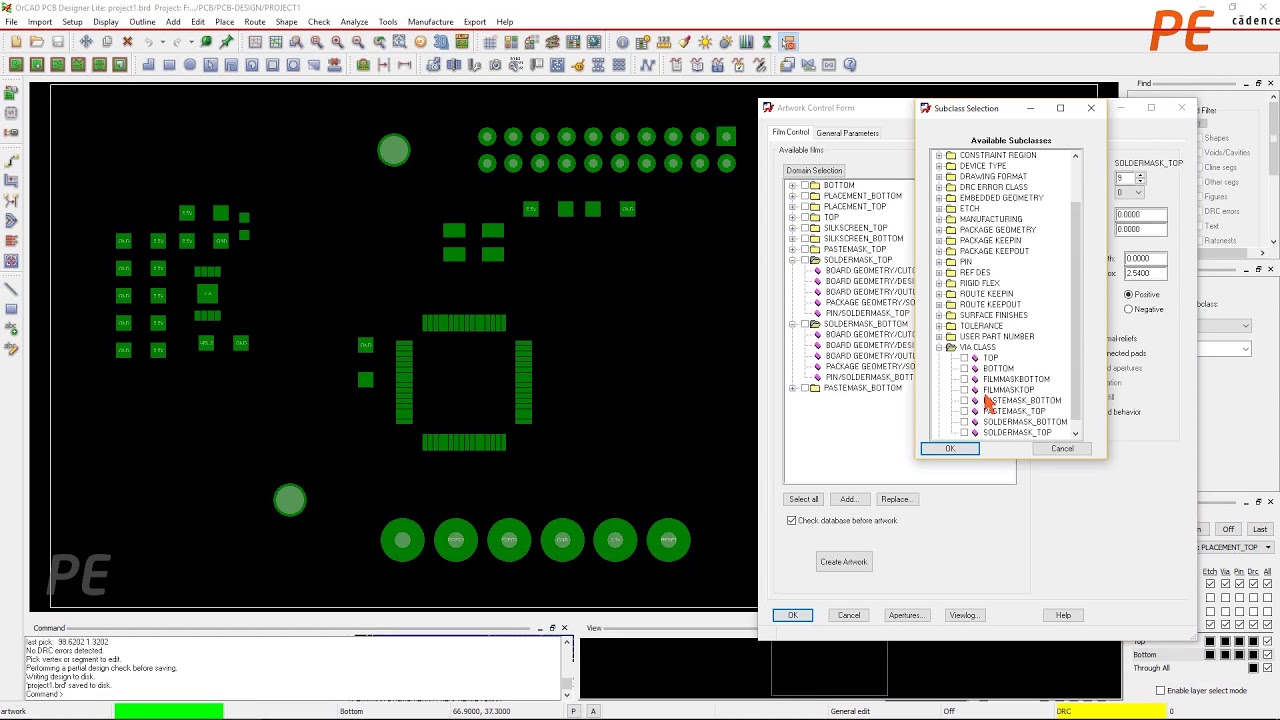 PCB Design Tutorial_52 Orcad Pcb Editor Artwork Film Setup