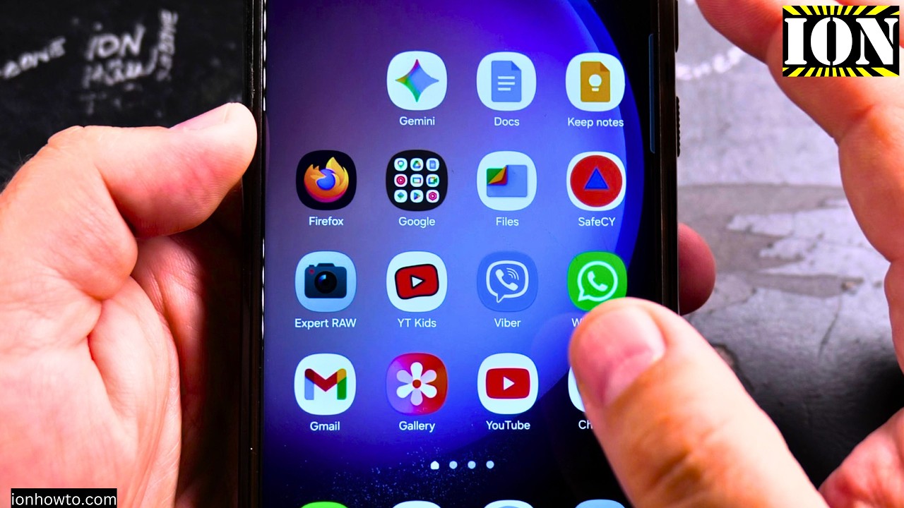 Как включить Samsung Android