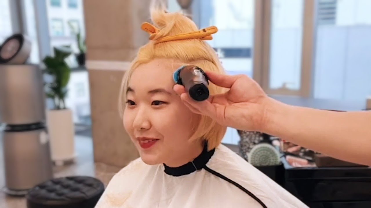 🔥여자투블럭 미쳤다ㄷㄷ 바리깡으로 머리밀리기 1초전