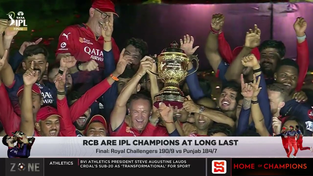 RCB are IPL champions at long last | SportsMax Zone