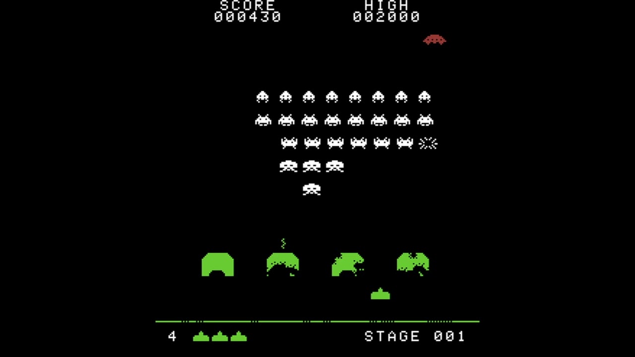 Space Invaders One Button (C64) (by Luca Carminati, LC-Games)
