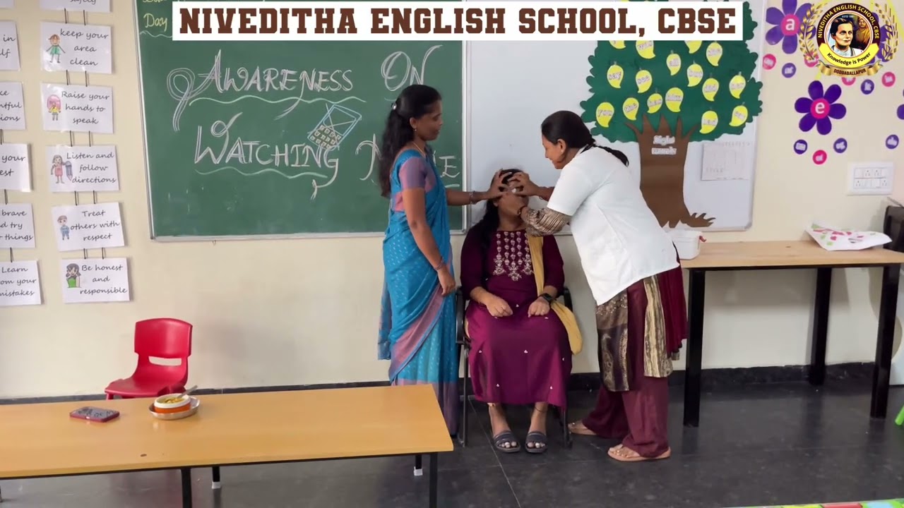Say No to Cell Phones | Montessori Awareness Activity | Niveditha English School, CBSE