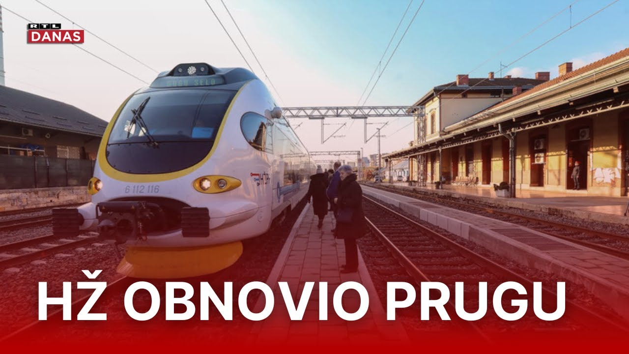 Član Uprave HŽ-a - 'Vlakovi će vozit 120 km/h od slovenske granice do Glavnog kolodvora' | RTL Danas