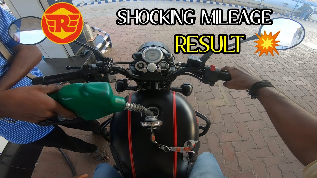 Bs6 Stealth Black 350 Real Mileage Test | 100KM Mileage Test | Shocking Result | Marun Vlogs 12