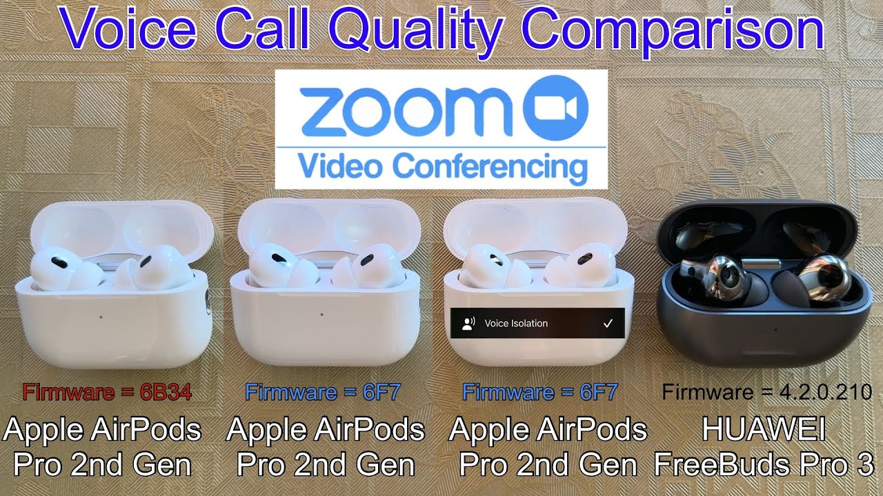 Apple AirPods Pro 2 Firmware 6F7 | New Voice Call Quality 👑 2024!? 🤔